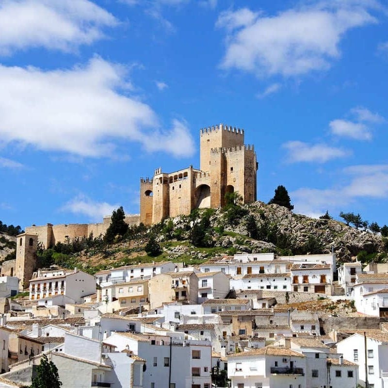 Castillo De Fajardo In A Whitewashed Town In The Almeria Province Of Andalusia, Southern Spain, Iberian Europe