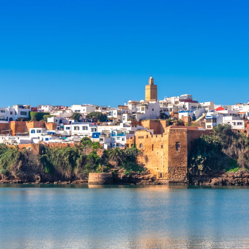 the city of rabat in morocco