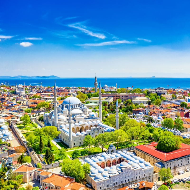 Aerial view of Istanbul, Turkey