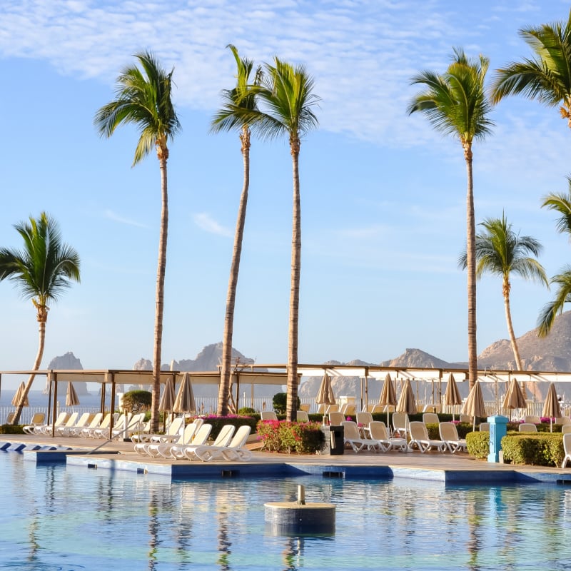 View Of A Resort In Los Cabos, Baja California Sur, Mexico