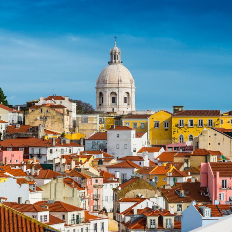 lisbon city views, portugal, western europe