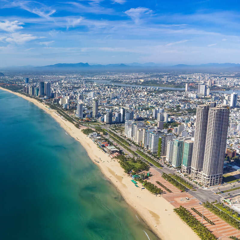 Aerial View Of Da Nang, Central Vietnam, Southeast Asia