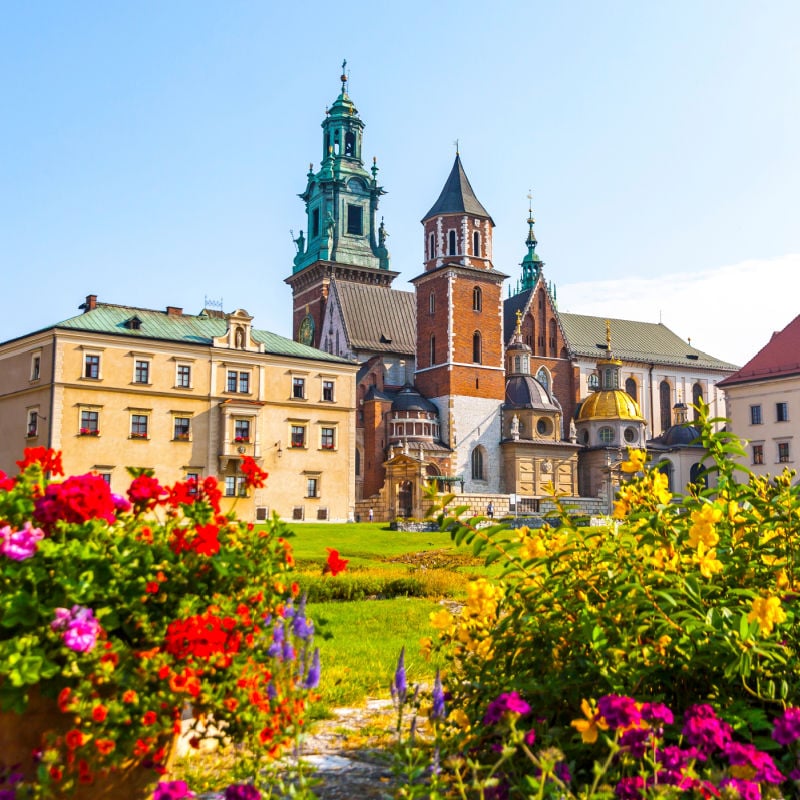 garden in krakow