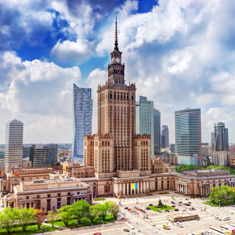 warsaw poland skyline