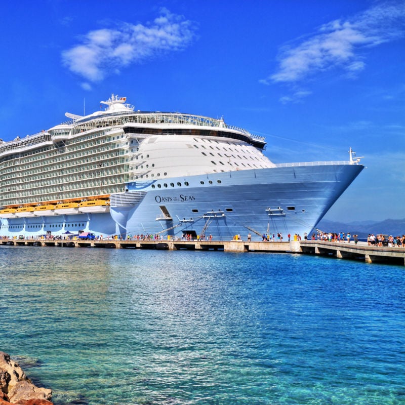 Royal Caribbean ship in port