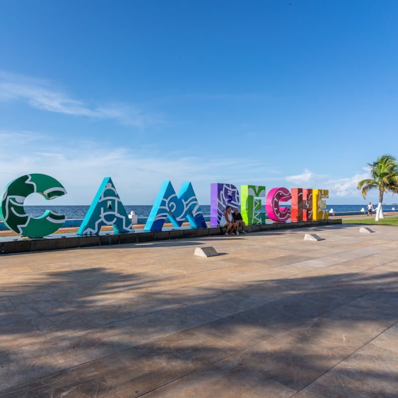 colorful campeche sign 