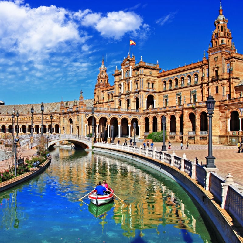 Plaza de España in Sevilla, Spain