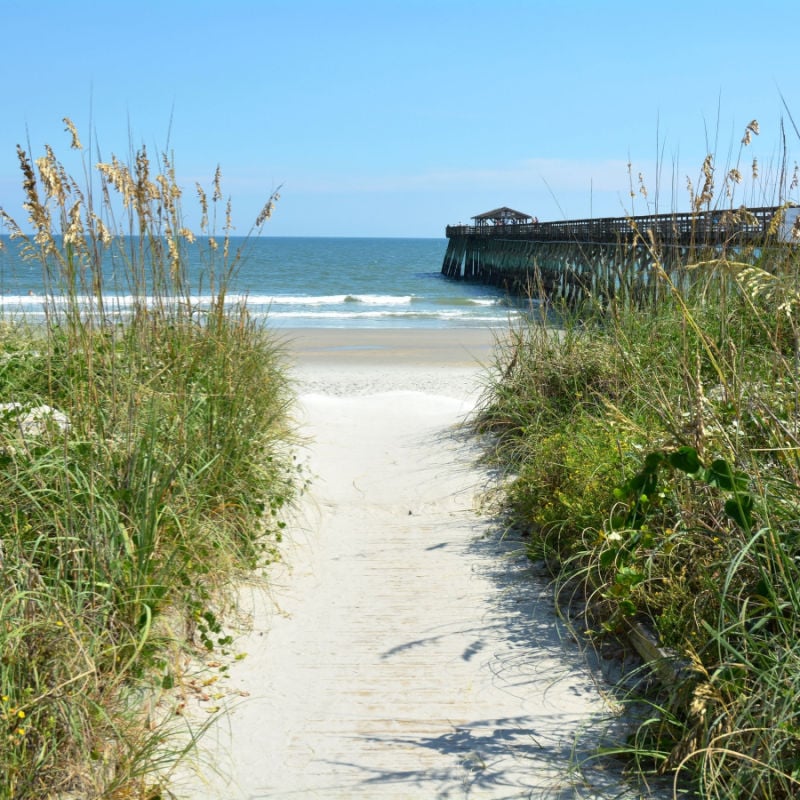 Beach path in Myrtle Beach