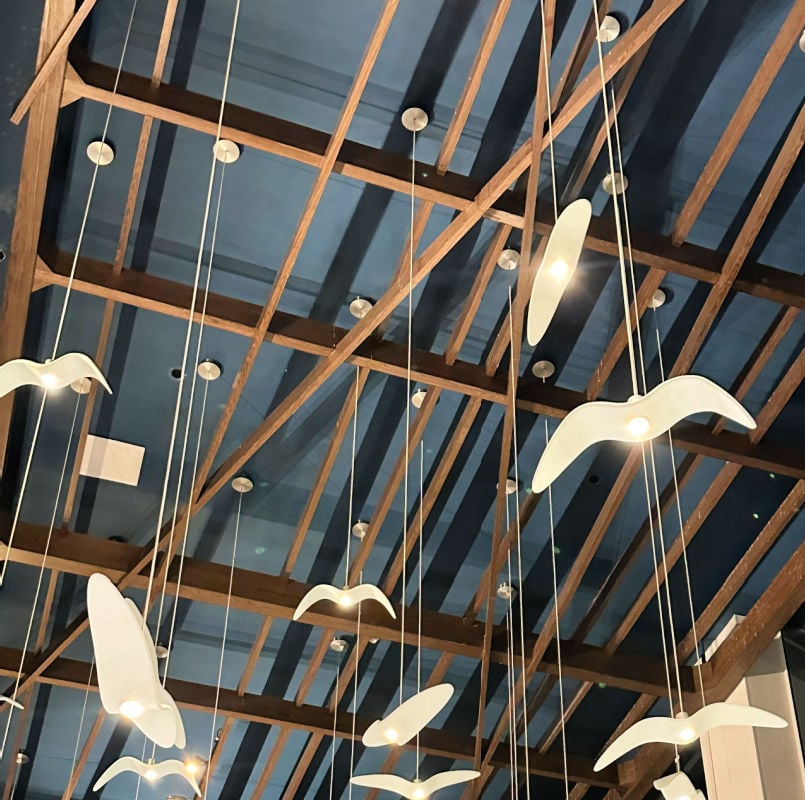 Bird lights in Embassy Suites Aruba