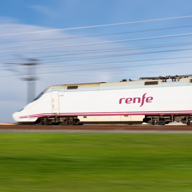 renfe train, spain