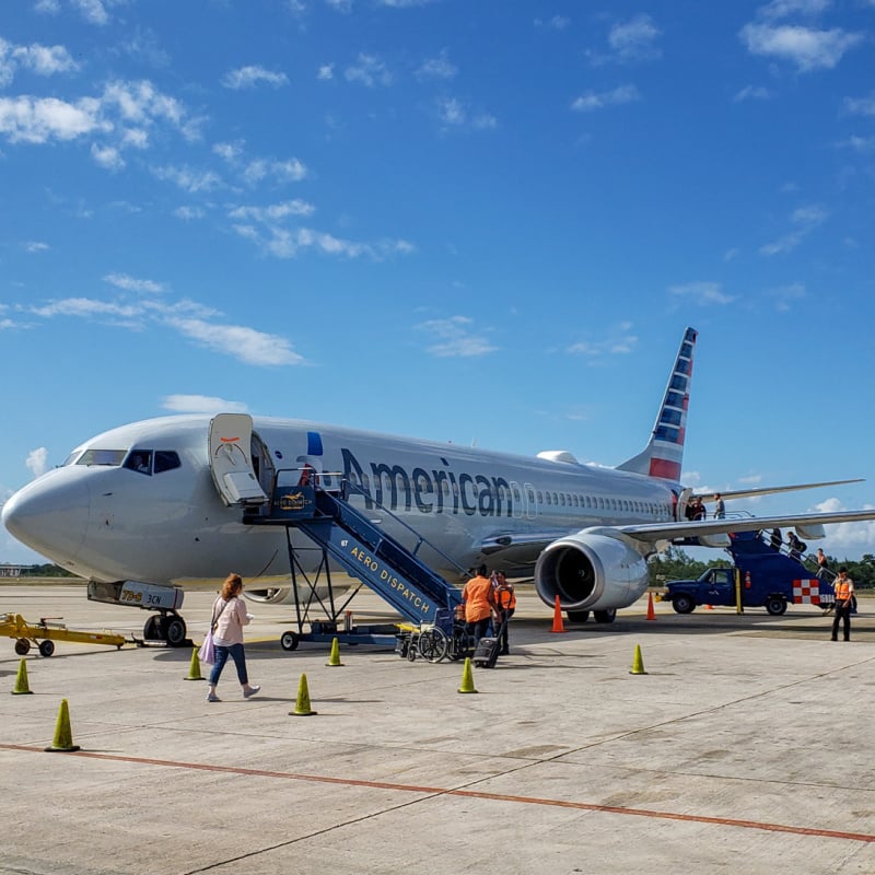 American Airlines plane 