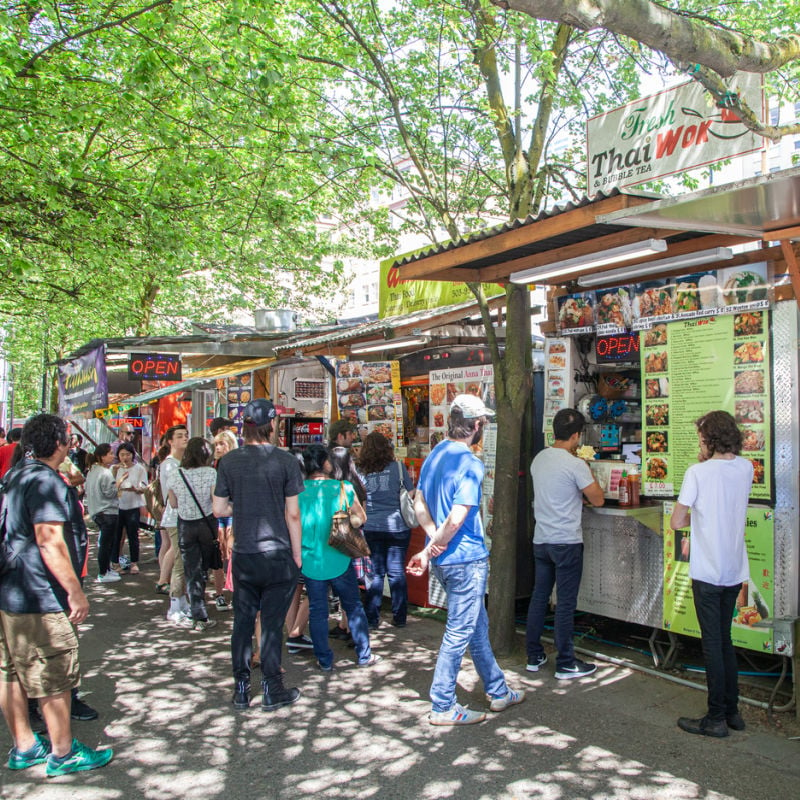 Food trucks in Portland, Oregon