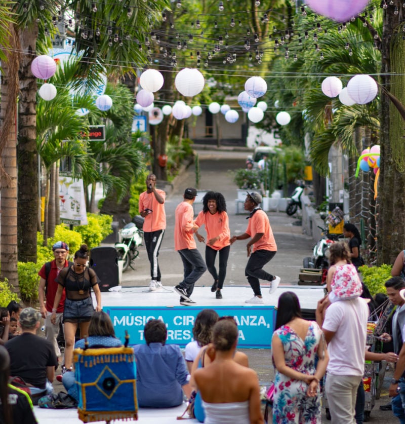 Transformation of Lleras park in recent years