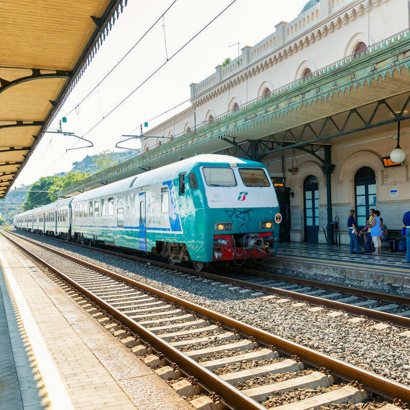 Train At The Station In Italy, Europe