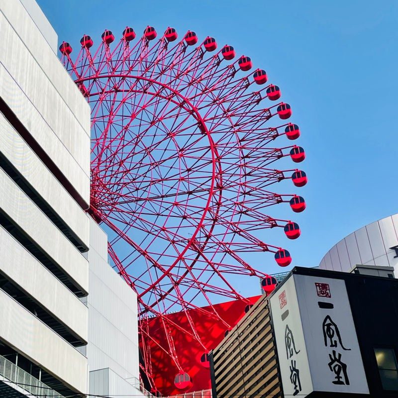 Hep FIVE ferris wheel, Osaka, Japan