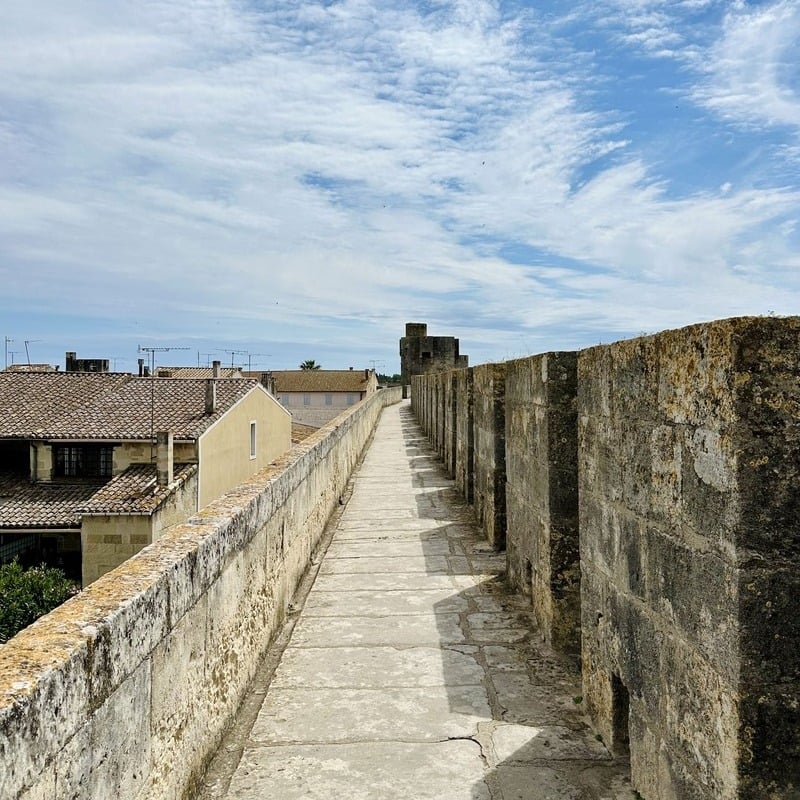 Historical Ramparts Of Aigues-Mortes, Southern France, Southern Europe