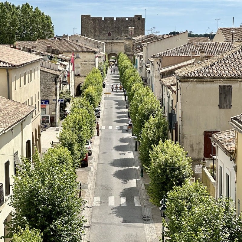 Medieval Town Of Aigues-Mortes In The Camargues Region Of Southern France, Southern Europe