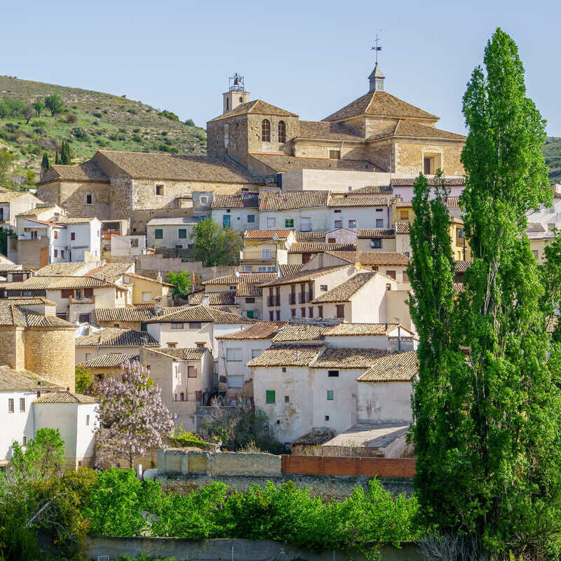 Village Of Pastrana Near Guadalajara, A Historic City In Castilla La Mancha, A Region In Spain, Southern Europe.jpg