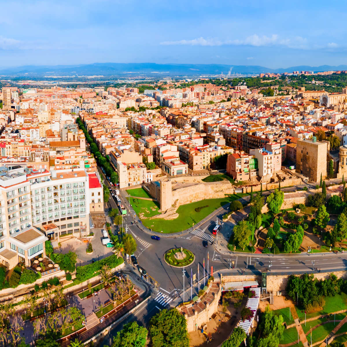 Aerial view of Tarragona