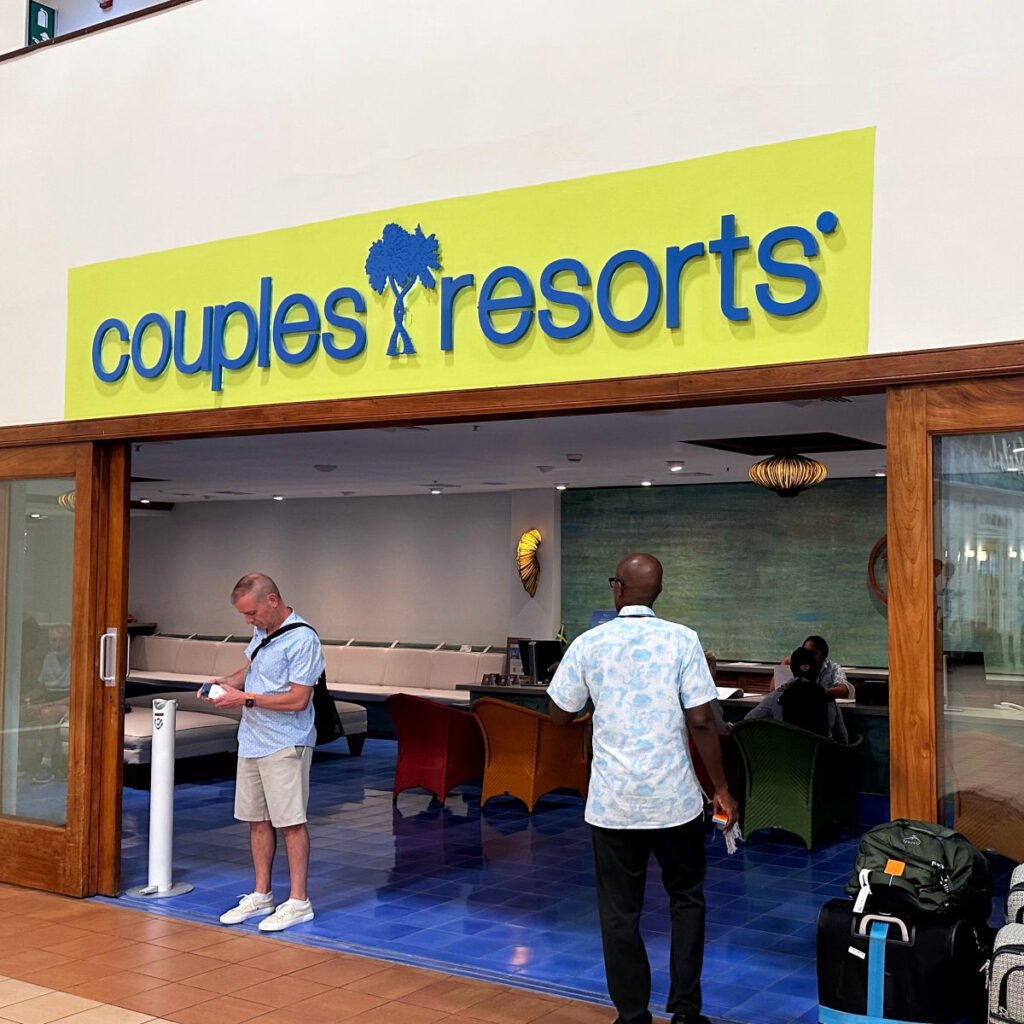 Couples Resort Lounge in Montego Bay Airport