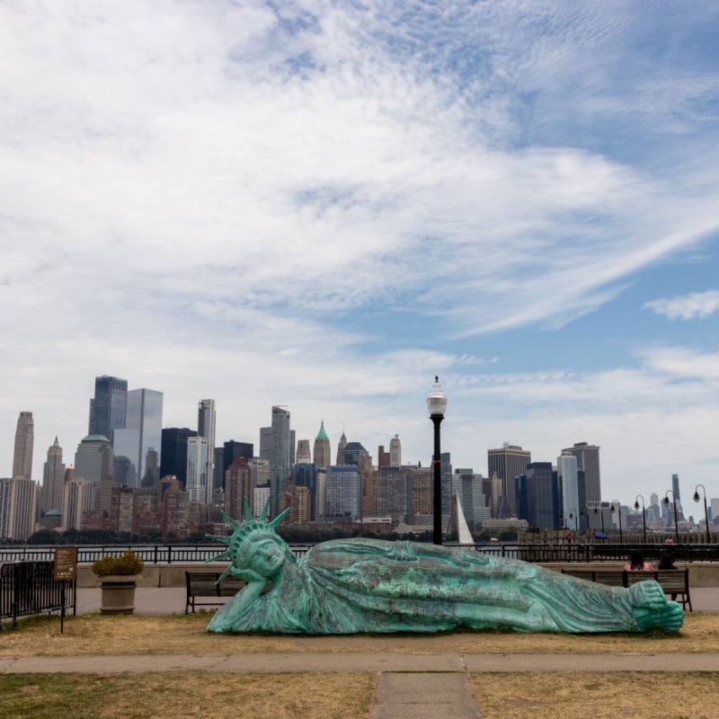 Statue of Liberty art installation