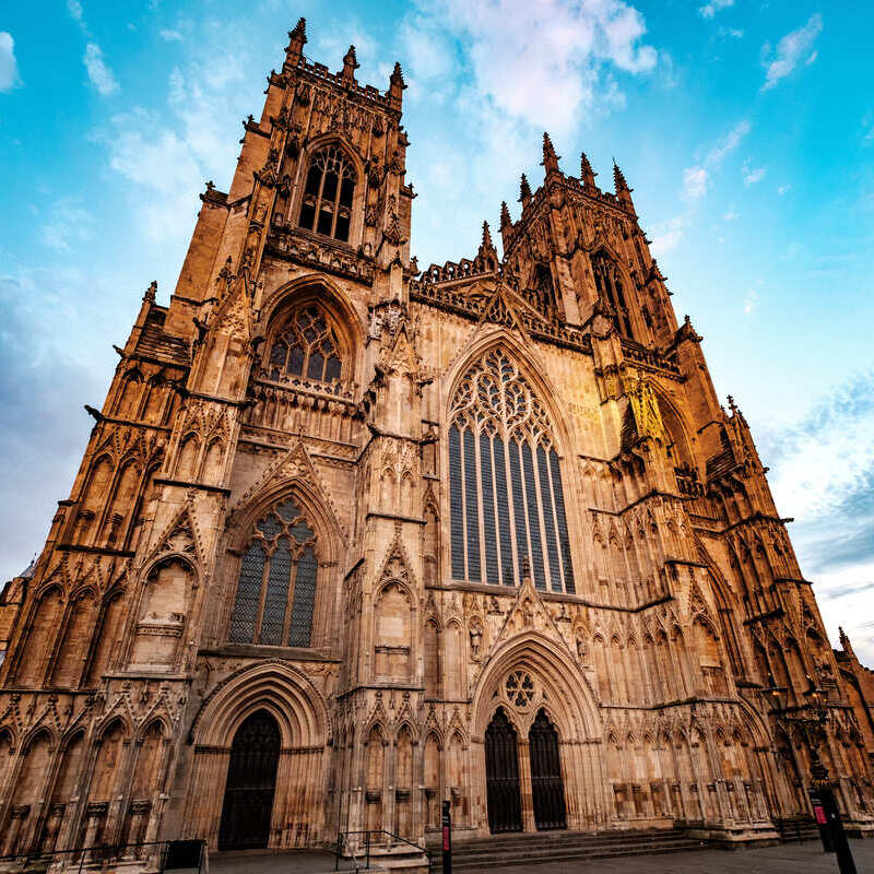 York Minster, A Historic Cathedral In Northern England, United Kingdom, Northern Europe