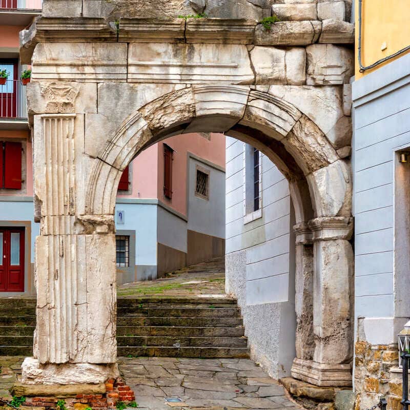 Arco Di Ricardo In Trieste, Italy