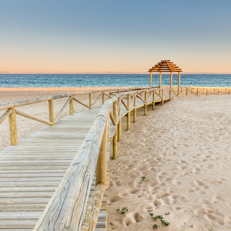 Beach in Cadiz, Spain