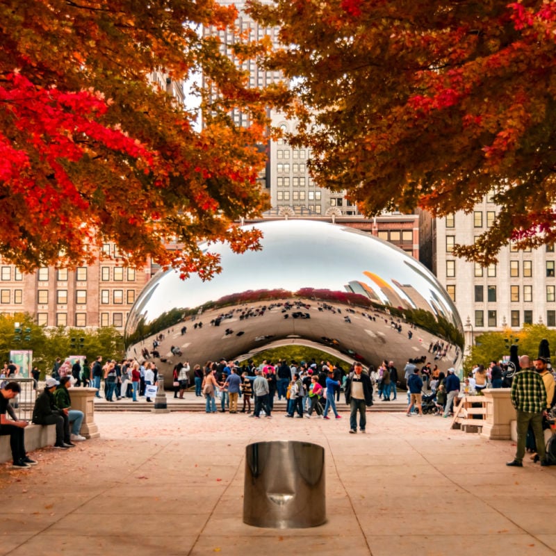 Chicago in the fall