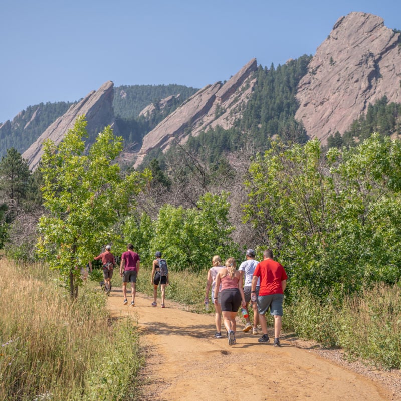 Hikers in Boulder