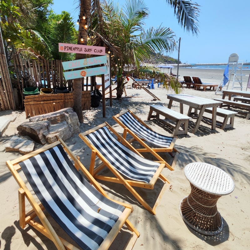 Hua Hin beach chairs