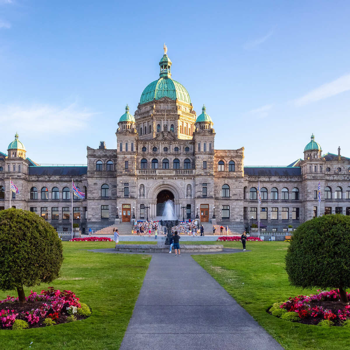 Parliament Building In Victoria, British Columbia, Canada