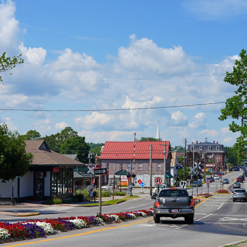 Downtown Brunswick, Maine