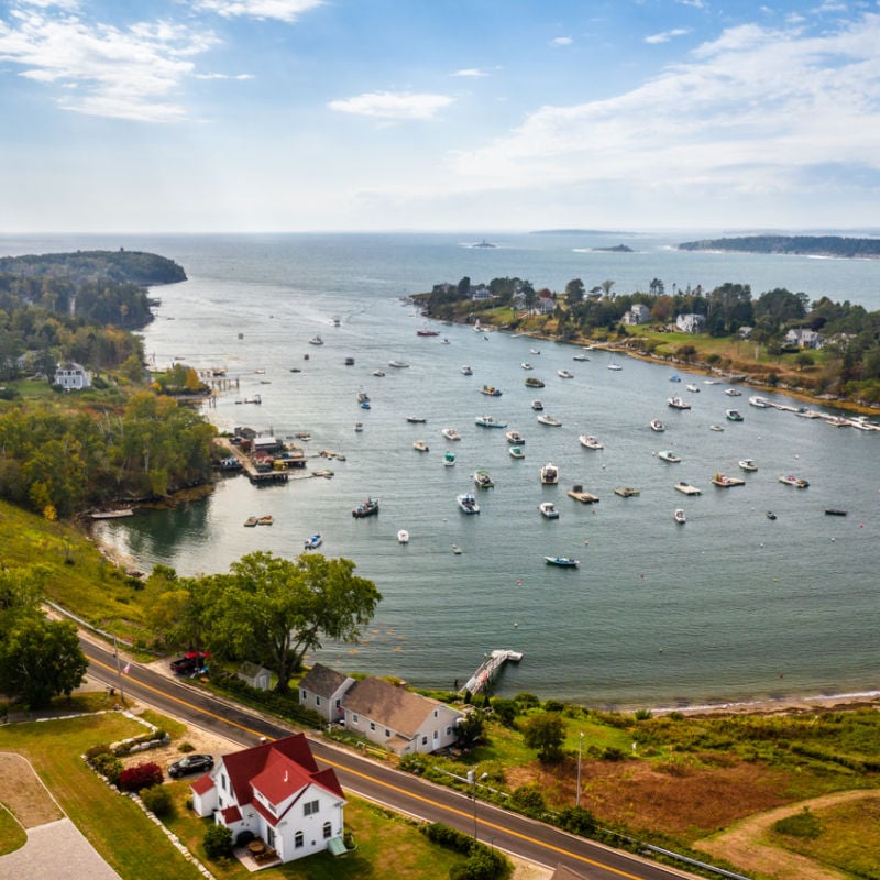 Mackerel Cove on Bailey Island off the coast of Maine