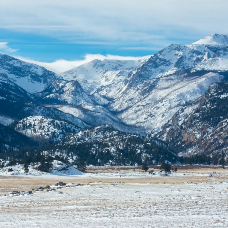 Rocky Mountain National Park in Winter