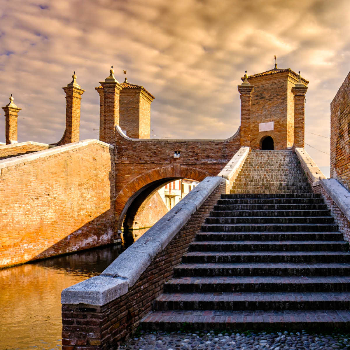 Trepponti bridge in Comacchio