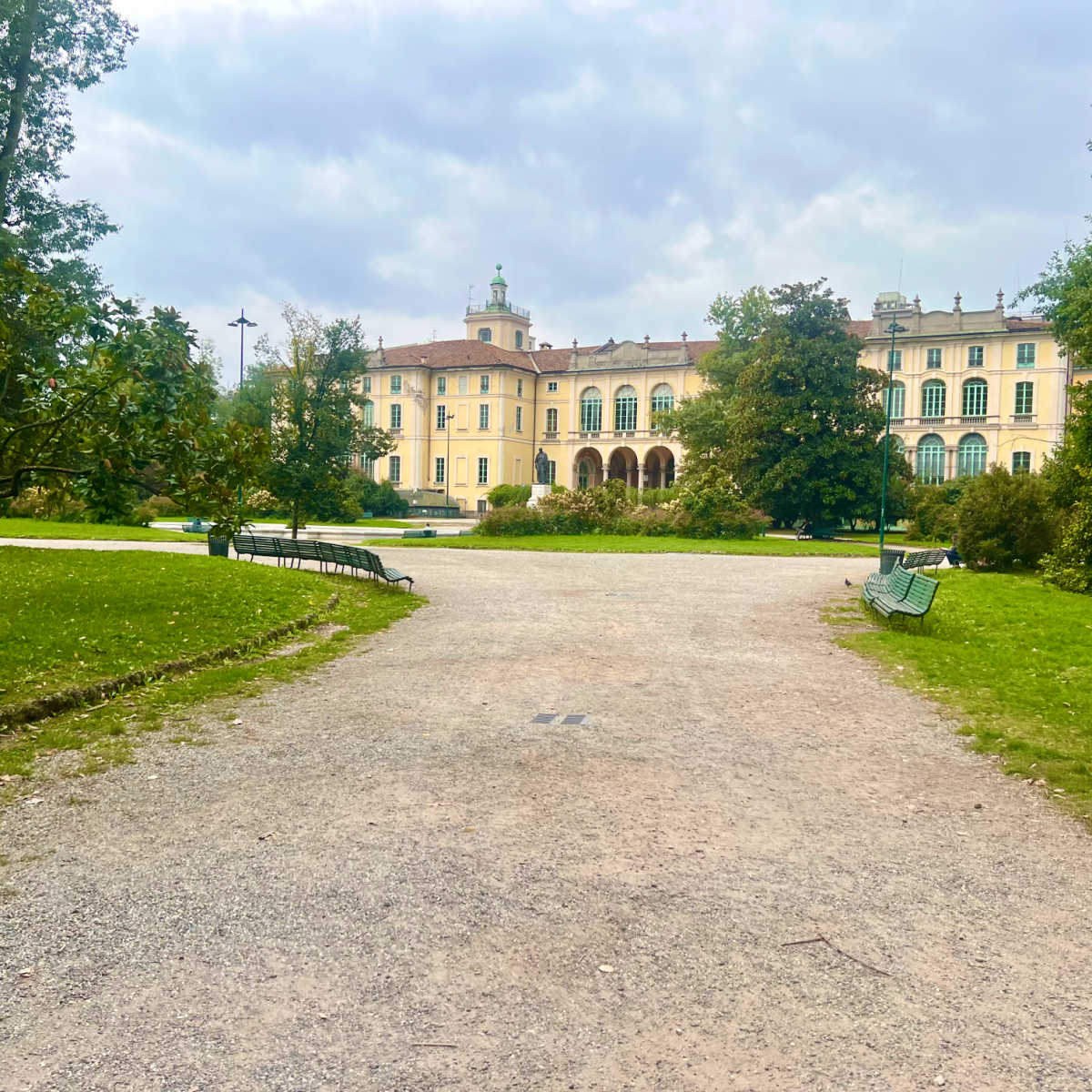 View from the Indro Montanelli Gardens, Milan