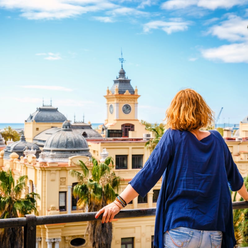 Woman in Malaga, Spain